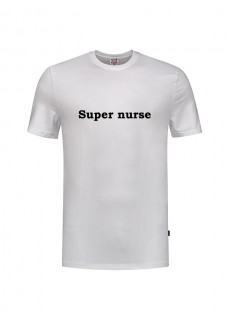 T-Shirt Super Nurse White