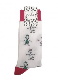 Happy Womens Socks Stick Nurse