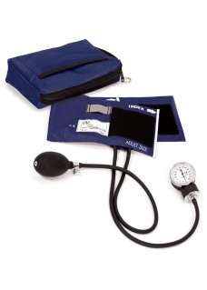 Premium Aneroid Sphygmomanometer with Carry Case Navy