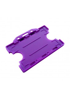 Card ID holder Purple Double Sided