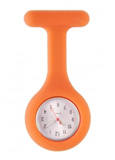 Silicone Nurses Fob Watch Standard Orange