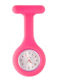 Silicone Nurses Fob Watch Standard Pink