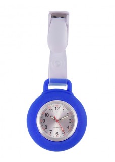 Silicone Nurses Fob Watch Clip Royal Blue