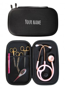 Premium Stethoscope Case Black