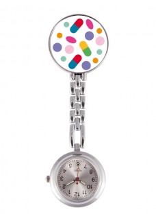 Fob Watch Colorful Pills