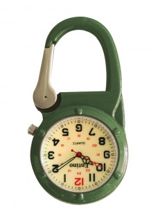 Nurse Clip Watch NOC470 Luminous Green