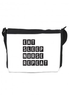 Shoulder Bag Large Eat Sleep Nurse Repeat