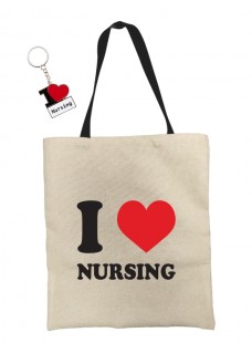 Tote Bag I Love Nursing