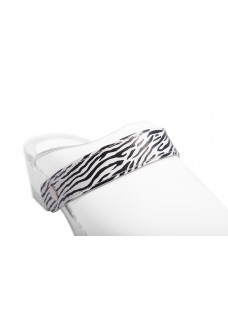 Click Strap Zebra White