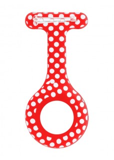 Silicone Cover Polka Dots Red