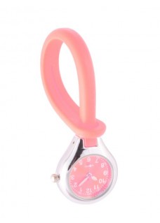 Silicone Hang Watch Pink