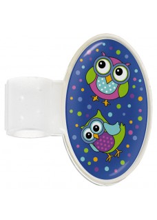 Stethoscope ID Tag Owl Blue Party