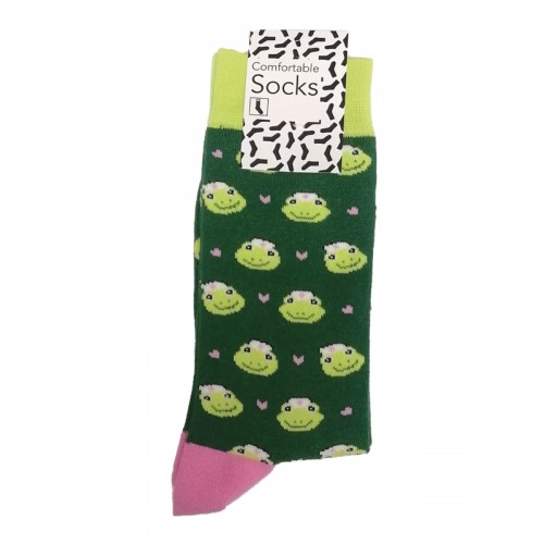 Happy Womens Socks Lovely Frogs
