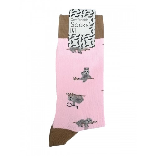 Happy Womens Socks Sloths