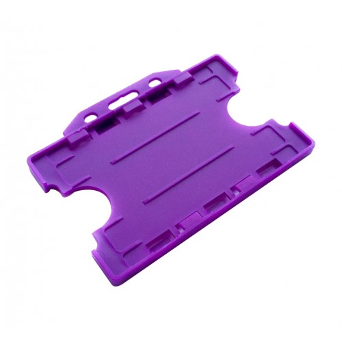 Card ID holder Purple Double Sided