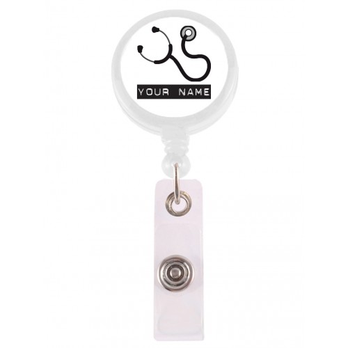 Retracteze ID Holder Stethoscope with FREE name print