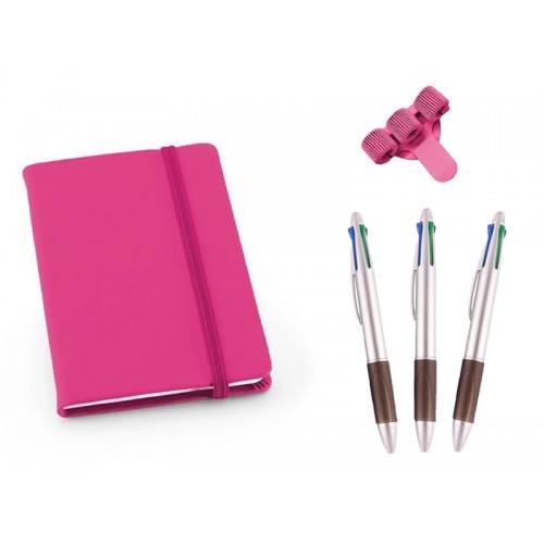 Set Notebook A6 Pink