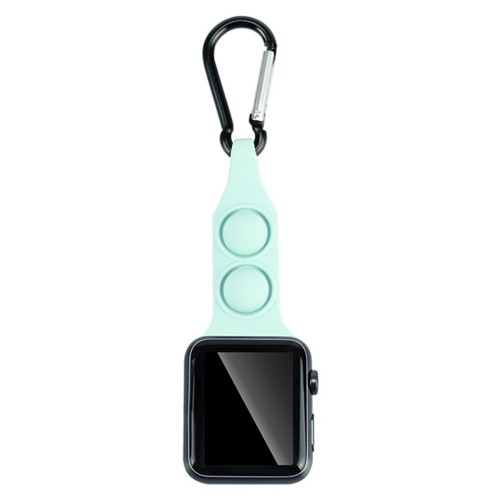Silicone Strap for Apple Watch Carabine Pastel Green