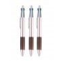 4 Colours Pens 3-Pack Black